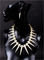 Jewelry Sterling Ivory Necklace 14k Ivory Earrings