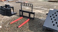 44" Skid Steer Quick Attach Forks