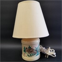 Small Crock Lamp 11" Tall