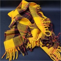 Brilliant Colored Wool Throw