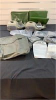 2-East German Gas Mask Set-1 Pouch-Times 2