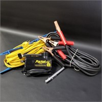 Pocket Air, Jumper Cables, Extension Cord & Pen