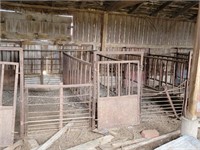 Lot (11) Sections Farrowing Crates