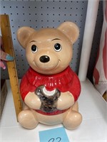 BEAR COOKIE JAR