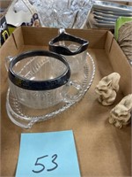 VINTAGE DISH LOT / SILVER PLATED