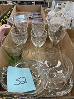 LOT OF GLASSWARE