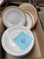 LOT OF SAUCER PLATES