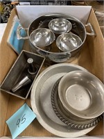 SILVER PLATED DISH LOT