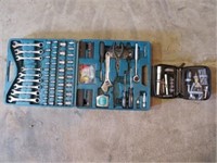 Tools, Wrench set in case & A tool kit