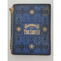 Book, Mark Twain "ADVENTURES OF TOM SAWYER 1ST AM