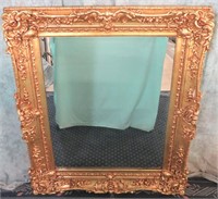 LARGE ORNATE GOLD GUILD WALL MIRROR