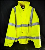 3X HIGH VISIBILITY SAFETY JACKET JOB SITE