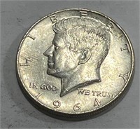 1964 BU Grade Kennedy Half Dollar