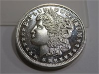 1 oz. Morgan Design Silver Round