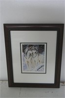 Framed Wolf Print A. Fernandez