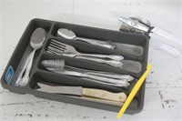 Cutlery and tray