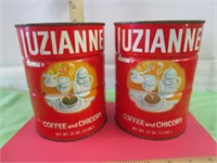 Luzianne Coffee Tins