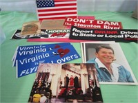 Vintage Bumper Stickers & Reagan Pictures