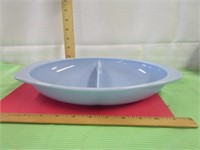 Pyrex Baby Blue Divided Dish