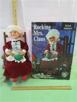 Animated 16" Rocking Mrs. Claus