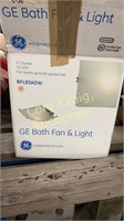 NEW GE Bath Fan and Light