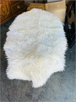 Sheep wool throw - approx 67" long