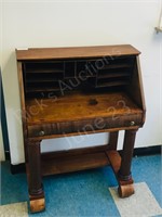 antique pigeon hole desk- 30" wide 40" tall