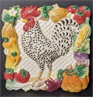Fitz and Floyd Decorative Rooster Wall Hanging