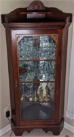Curio Cabinet. 70"h 33"w. Contents not included.
