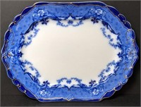 Verona by Ridgways Flow Blue Serving Platter
