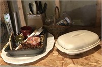 Lot of assorted items including kitchenware,
