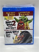 THE ANGRY BIRDS MOVIE 1 & 2 BLU-RAY 2 PACK