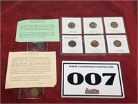 Indian Head & Civil war pennies