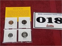 Proof coins