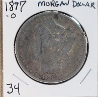 1897O  Morgan Dollar