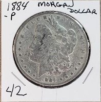 1884P  Morgan Dollar