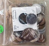 Bag of 75 World Coins 1875 and UP