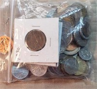 Bag of 50 World Coins 1930 and Up