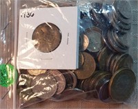 Bag of 100 World Coins 1936 and Up