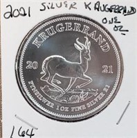 2021 Silver One Oz Krugerrand