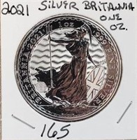 2021 Silver One oz Britannia