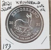 2021 Silver One oz Krugerrand