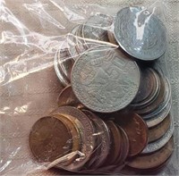 Bag of Mexican Coins 1937 and Up