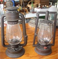 no. 2 Blizzard lantern and New York lantern