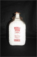 Ridge View Farms, Chicago gallon milk bottle