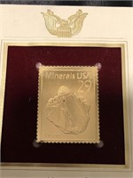 Minerals gold stamp