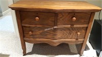 Beautiful 3 Drawer dresser with Serpentine Front-U