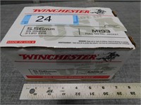 200 Rnds Winchester 5.56 55 gr M193 FMJ