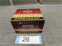 Approx. 100 rnds Federal 223 REM 55 gr FMJ