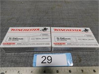 Approx. 40 rnds Winchester 5.56 mm 55 gr FMJ